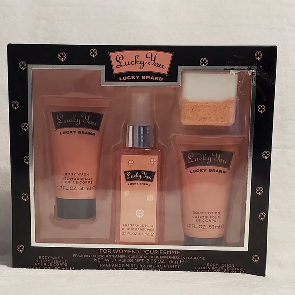 NIB - Lucky You for Women by Lucky Brand 4 pc Gift Set - Picture 3 of 8